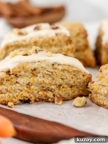 Carrot Cake Scones