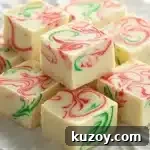 White Chocolate Christmas Fudge – Festive Holiday Treat